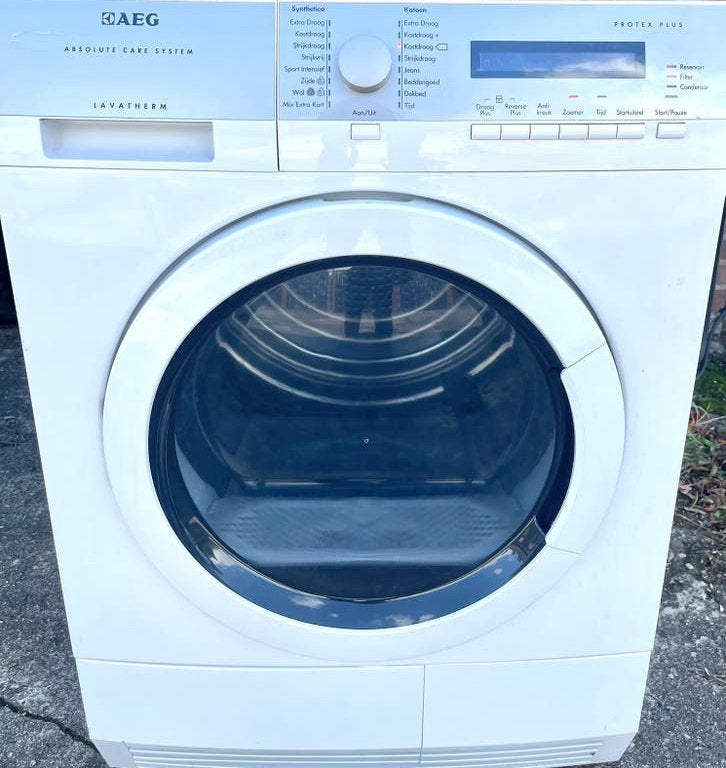 Prachtige, AEG Warmtepompdroger 8KG in top staat A+++, Witgoed en Apparatuur, Anti-kreukfase, 8 tot 10 kg, Ophalen of Verzenden
