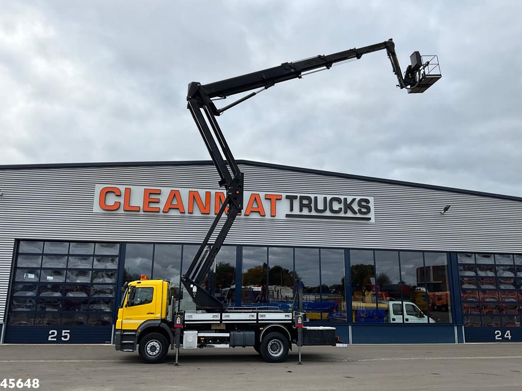 Mercedes-Benz Axor 1828 GSR 32 Meter hoogwerker met Jib, Euro 5, Achterwielaandrijving, 2 stoelen, Geïmporteerd