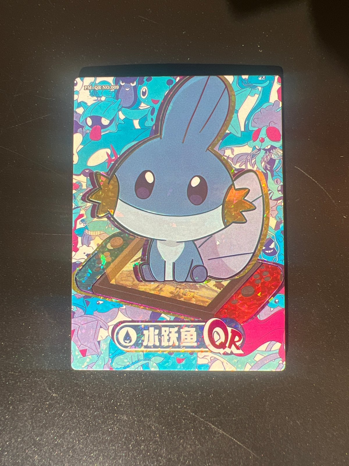 Pokémon Mudkip PM-QR NO.009 Kaart eif baby, Ophalen of Verzenden, Zo goed als nieuw, Losse kaart, Foil