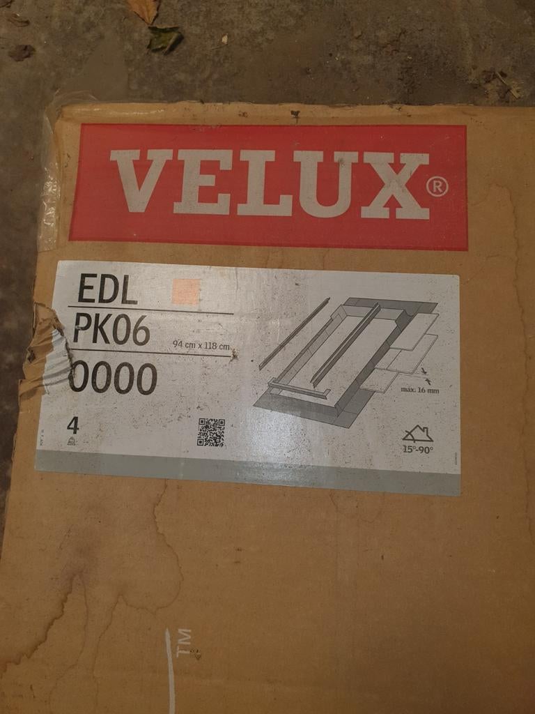 Nieuw Velux gootstukkenpakket EDL PK06 0000 - 94x118 cm, Ophalen, 80 tot 120 cm, 80 tot 120 cm, Nieuw