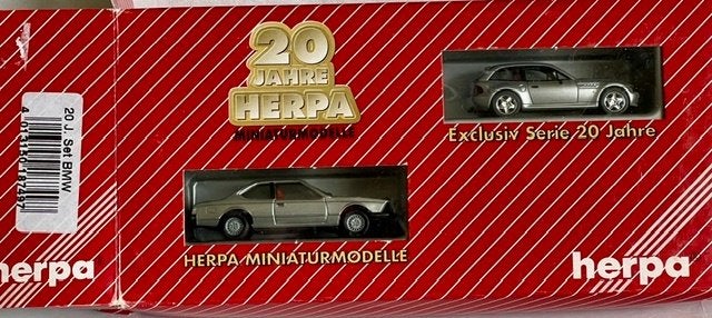 Herpa 187497: BMW 633CSi + BMW Z3 M-Coupé, Ophalen of Verzenden, Zo goed als nieuw, Auto, Herpa