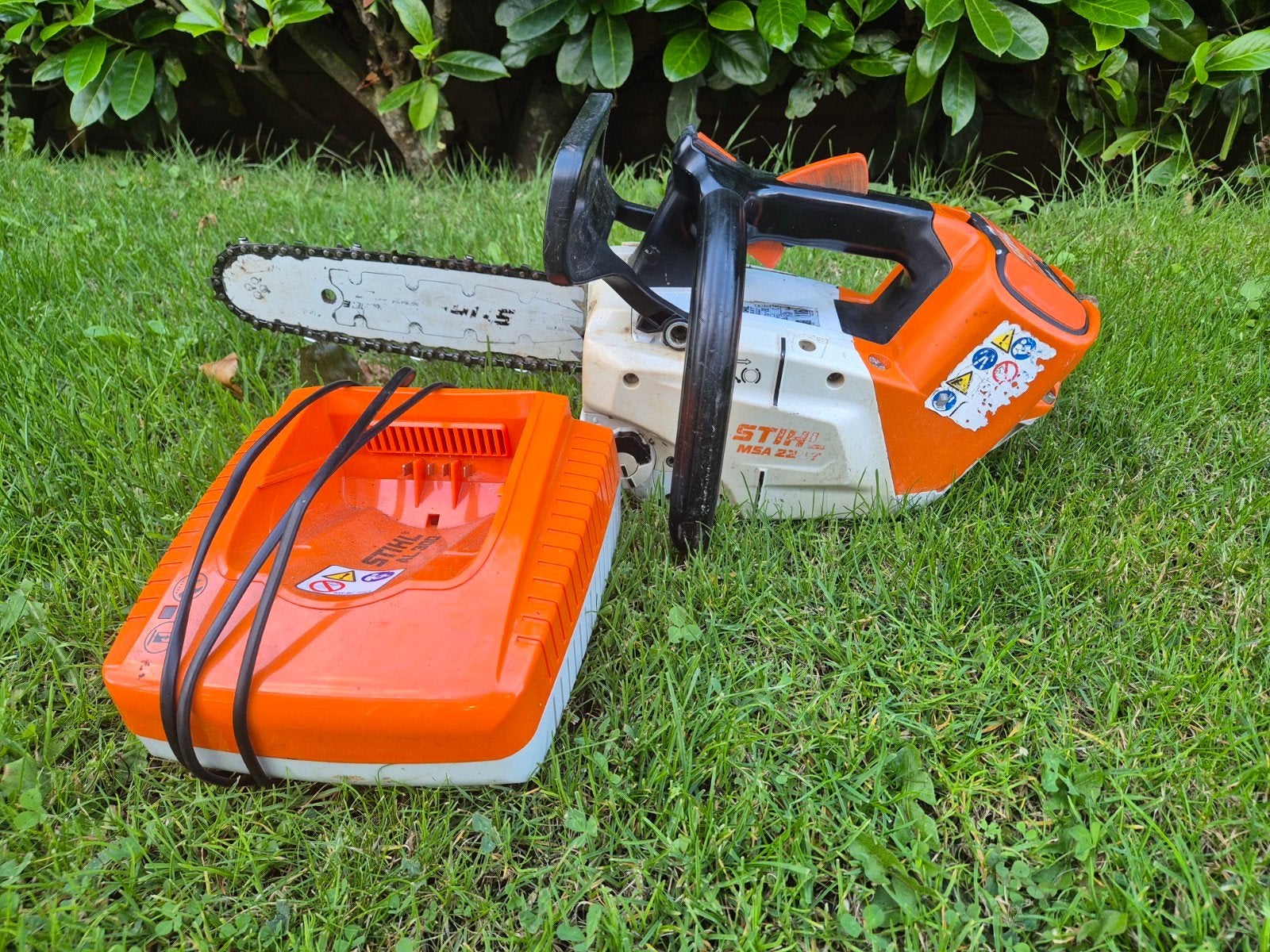 Stihl MSA220T accu kettingzaag set, Tuin en Terras, Hand-tuingereedschap, Ophalen of Verzenden