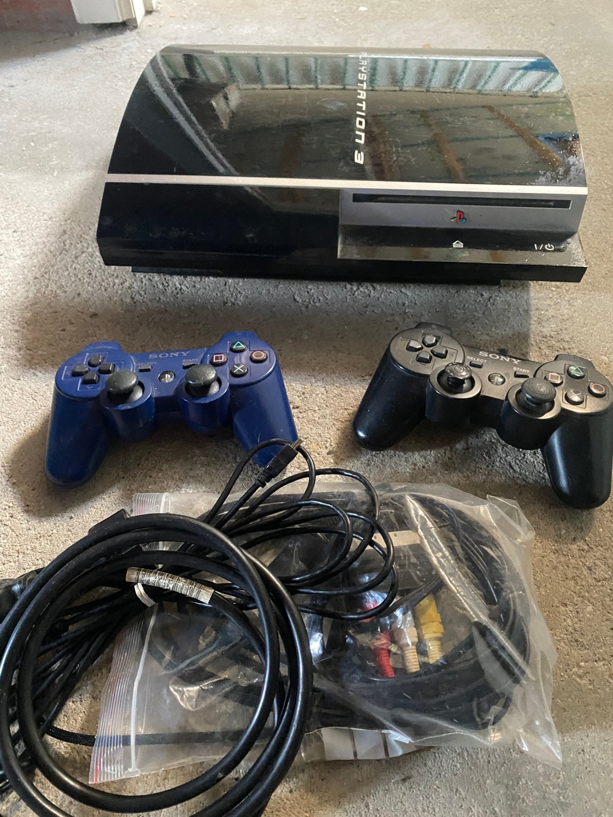 Playstation 3 sony, Phat, Met 2 controllers, Ophalen of Verzenden, 500 GB