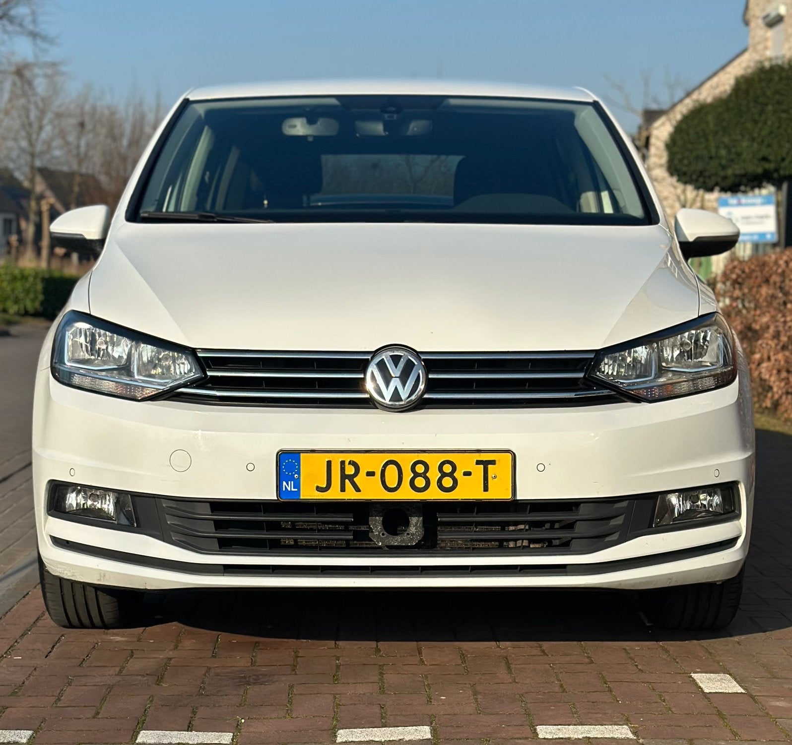 Volkswagen Touran 2.0 TDI 110KW/150PK 6-DSG 2016 Wit, Auto's, Stof, 1800 kg, Zwart, 4 cilinders