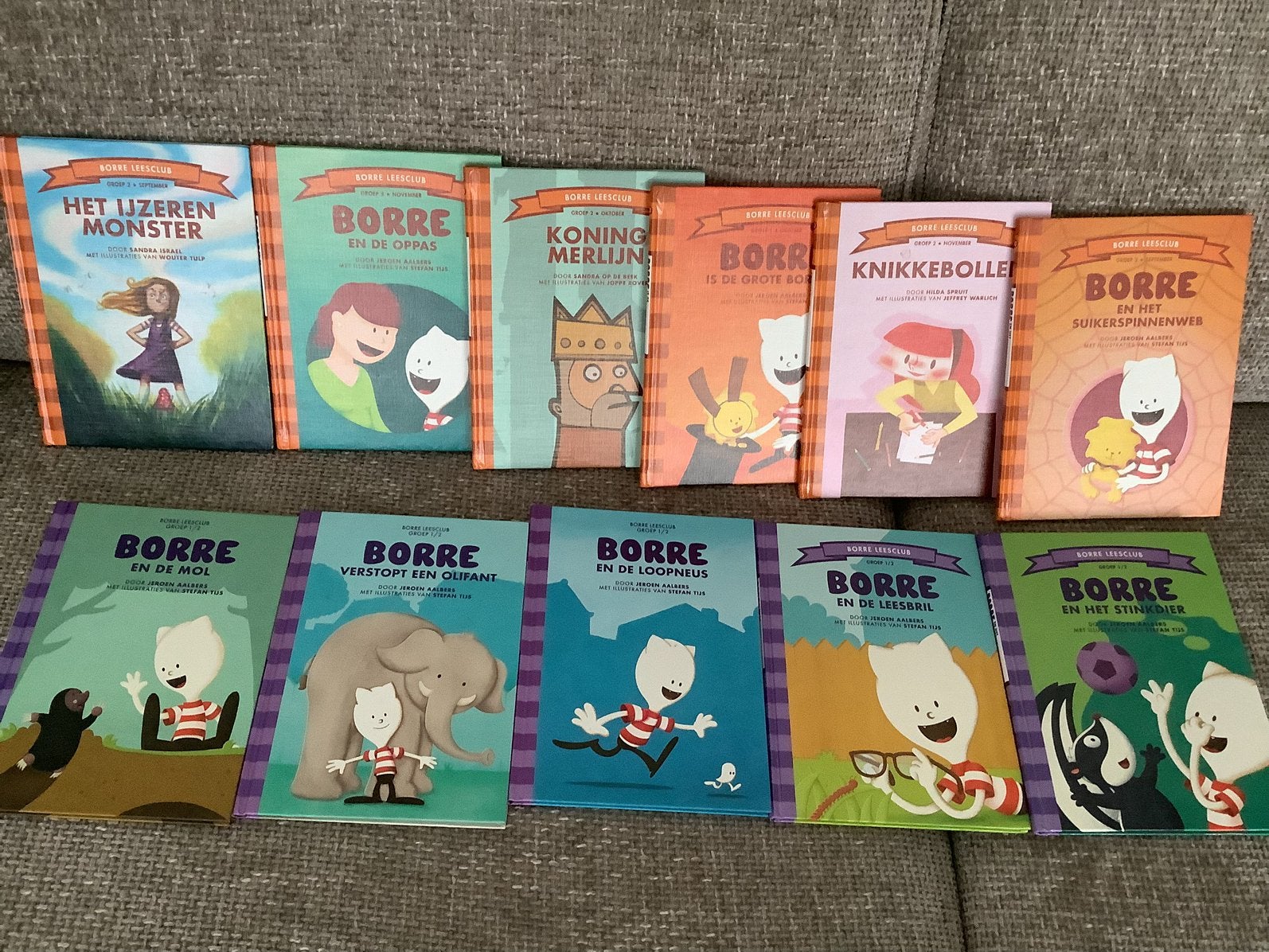 Borre boekjes 6x groep 1/2 en 5x groep 2, Ophalen of Verzenden, Fictie algemeen