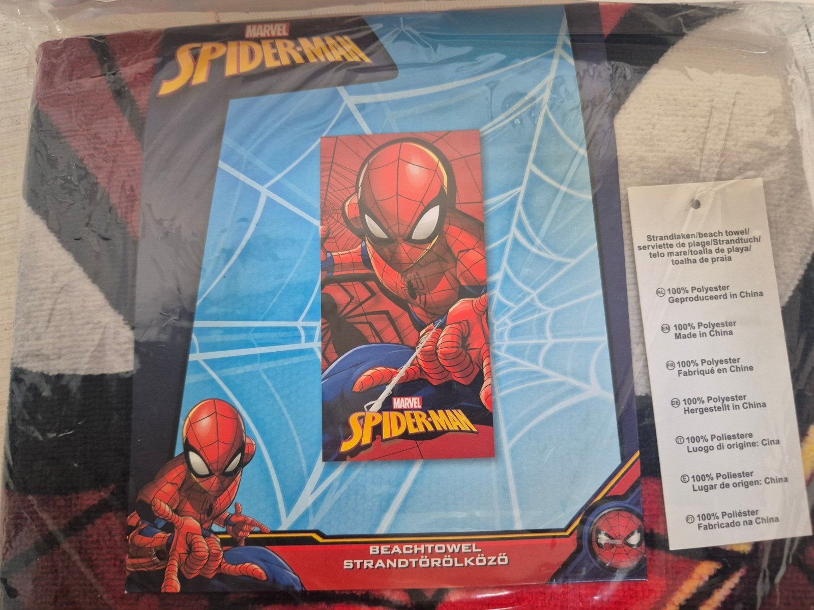 Spiderman Strandlaken 70 x 140 cm (Marvel/ NIEUW), Ophalen, Nieuw