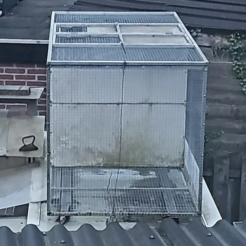 Vogel volière, Dieren en Toebehoren, Vogels | Hokken en Kooien, Ophalen of Verzenden, Gebruikt