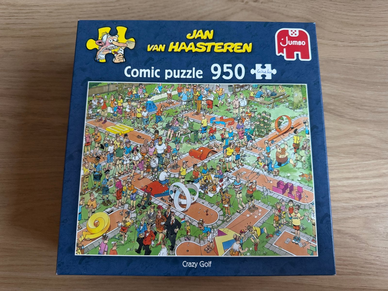 Jan van Haasteren Crazy Golf Puzzel 950 stukjes, Ophalen of Verzenden, 500 t/m 1500 stukjes, Zo goed als nieuw, Legpuzzel