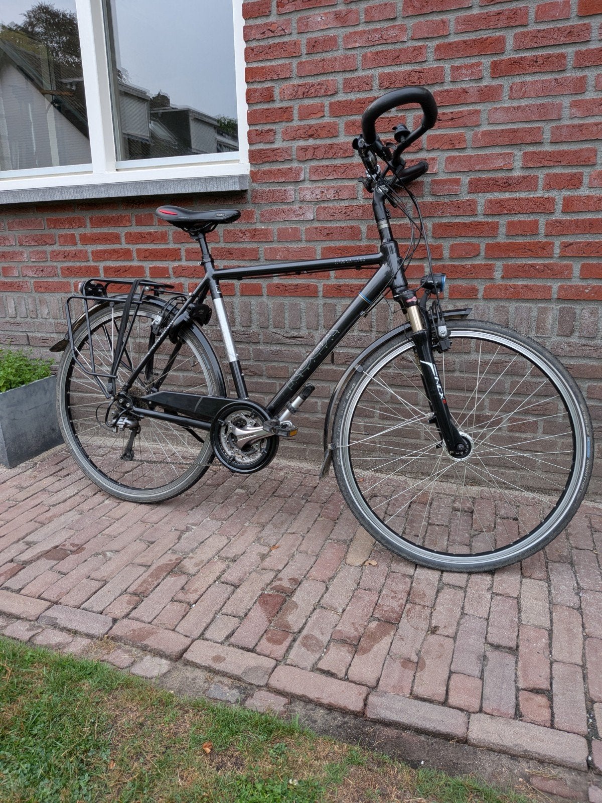 Prachtige Koga Traveller 7005 Herenfiets - Framemaat 57, Fietsen en Brommers, Ophalen, Gebruikt, Vering, 57 tot 61 cm