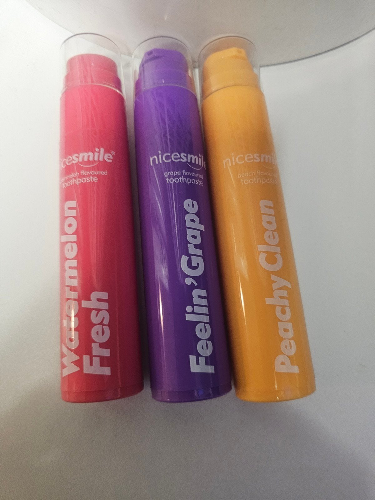 Nicesmile Tandpasta - Watermeloen, Druif, Perzik, Ophalen of Verzenden, Nieuw, Tandpasta