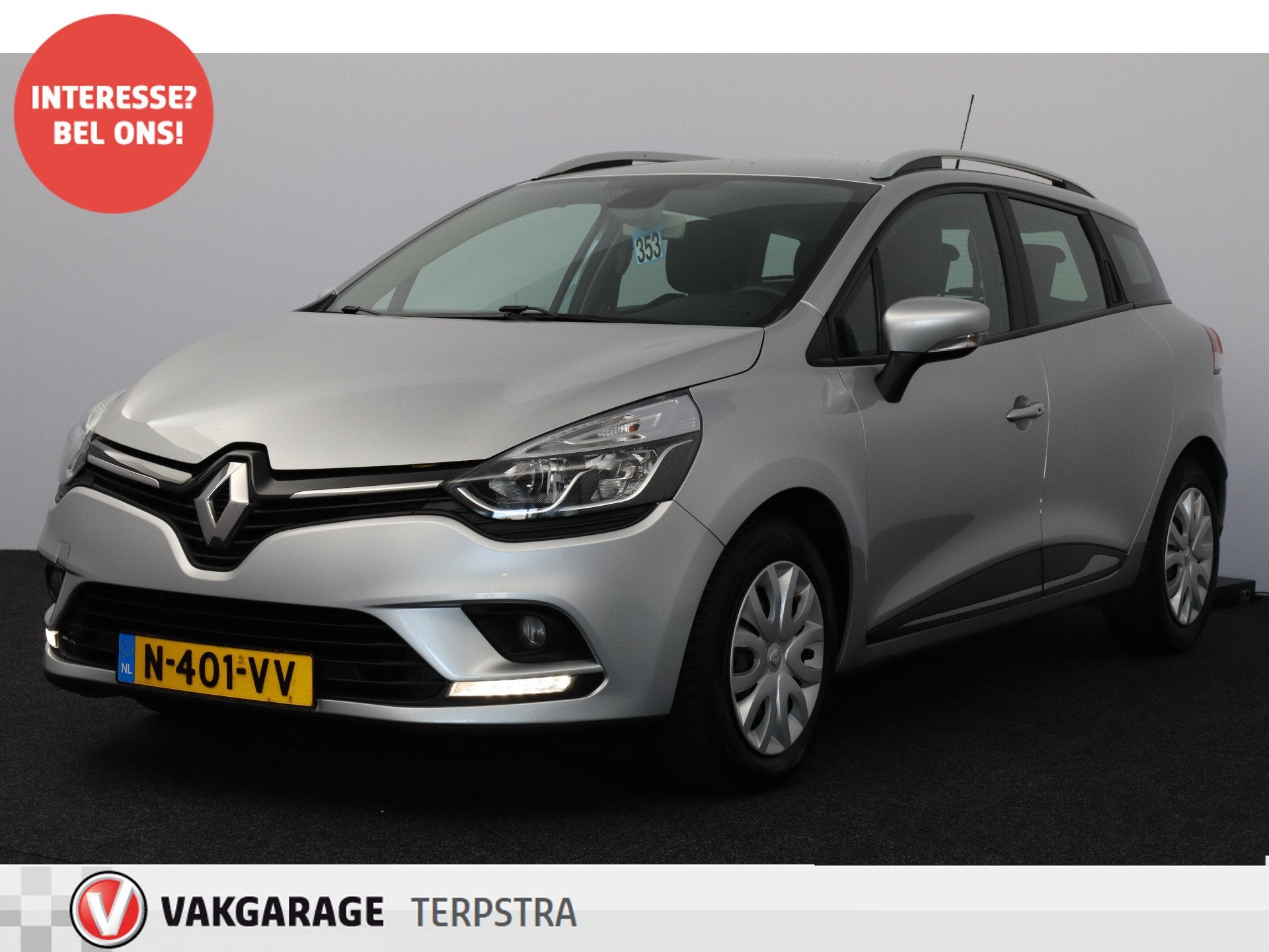 Renault Clio Estate 0.9 TCe Zen/ LED Dagrijverl/ Keyless/ Cl, Auto's, Voorwielaandrijving, 898 cc, Stof, Gebruikt