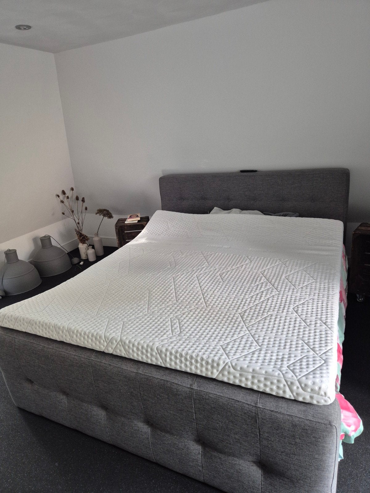 Emma Diamond Degree Topper 180x200 cm, Ophalen, Tweepersoons, Zo goed als nieuw, Matras