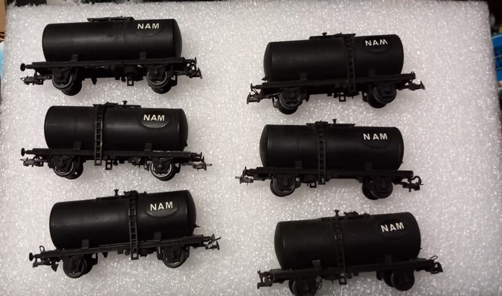 Te koop 6 x marklin  ketel wagons  nam ho Wisselstroom, Hobby en Vrije tijd, Wisselstroom, Verzenden, Wagon, Zo goed als nieuw