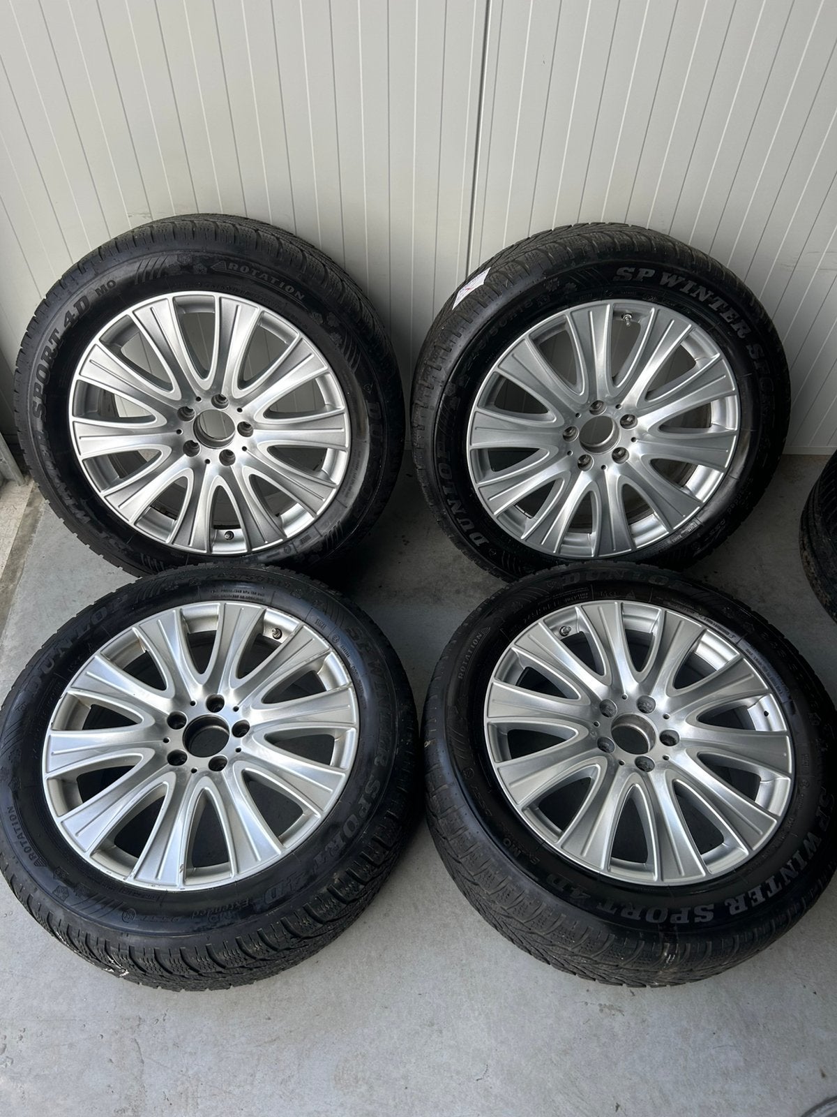 Originele Mercedes S Klasse W222 W217 5x112 18 Inch Winter, 18 inch, 245 mm, Banden en Velgen, Personenwagen