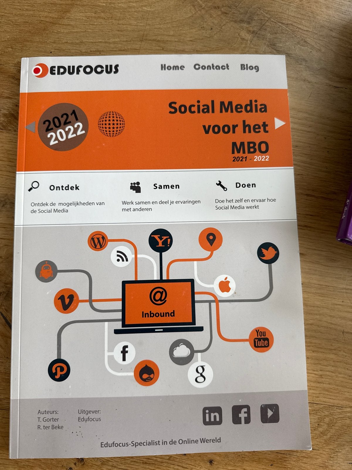 Social Media voor het MBO 2021-2022 - Edufocus, Boeken, Verzenden, Zo goed als nieuw, MBO