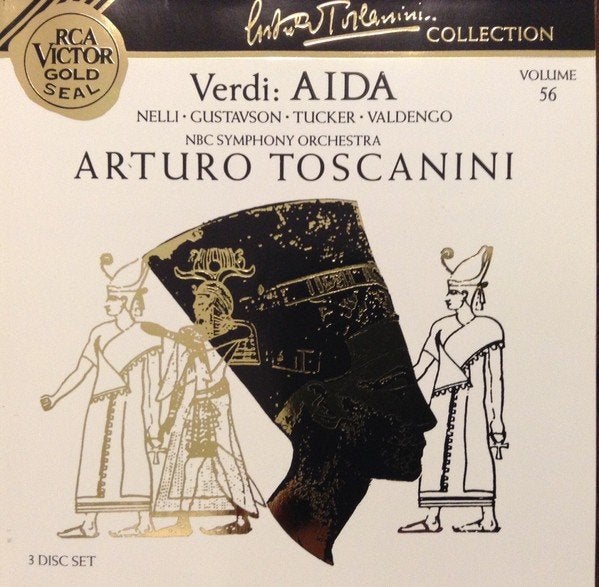 VERDI Aida 3 - CD TUCKER GUSTAVSON TOSCANINI RCA COMPLETE, Ophalen of Verzenden, Romantiek, Gebruikt, Opera of Operette