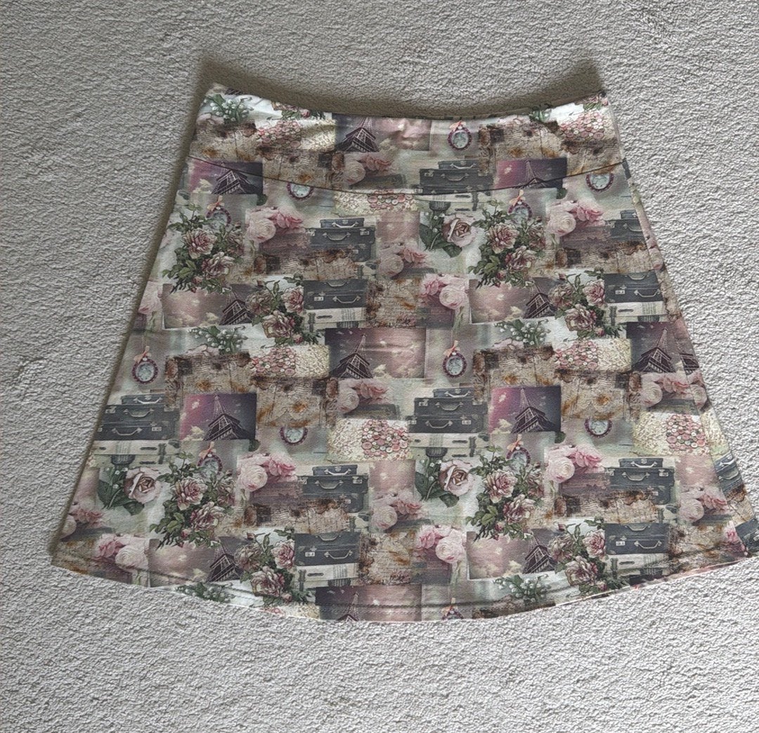 I’m mi rokje Parijs, Kleding | Dames, Meerkleurig, Maat 42/44 (L), Ophalen of Verzenden, Zo goed als nieuw