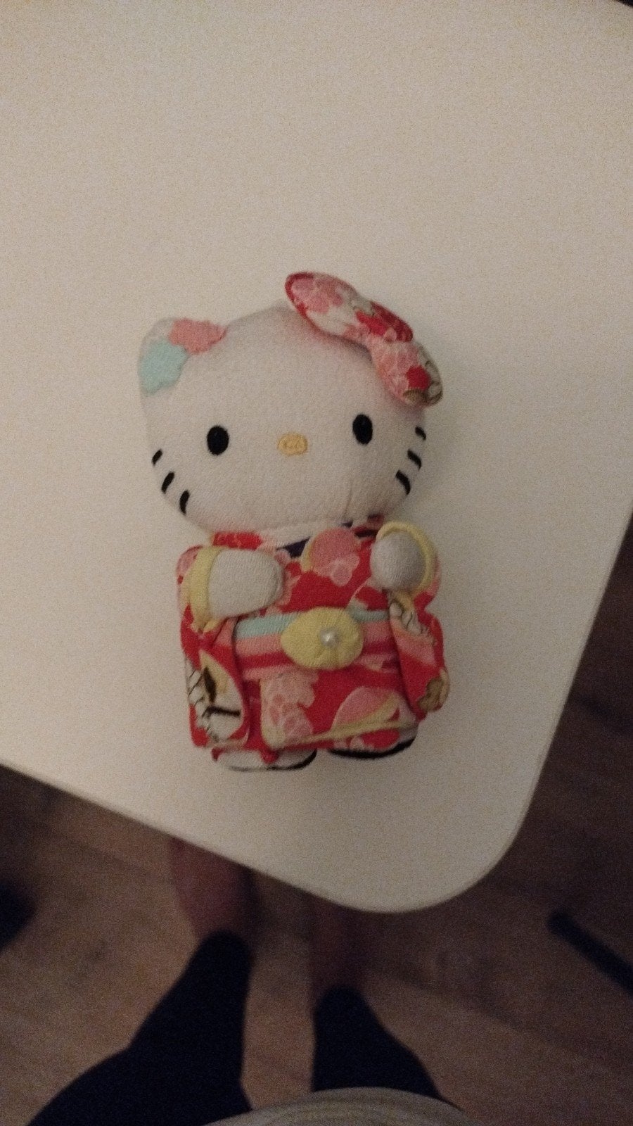 Hello Kitty knuffel in kimono, Overige typen, Ophalen of Verzenden, Zo goed als nieuw, Meerkleurig