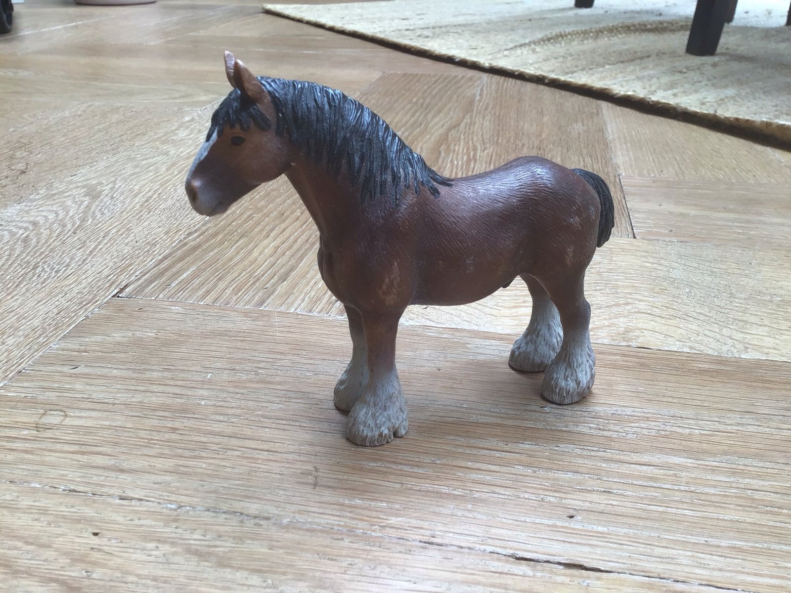 Schleich Shire Paard - Realistisch Speelgoed Paard, Ophalen, Zo goed als nieuw, Jongen of Meisje