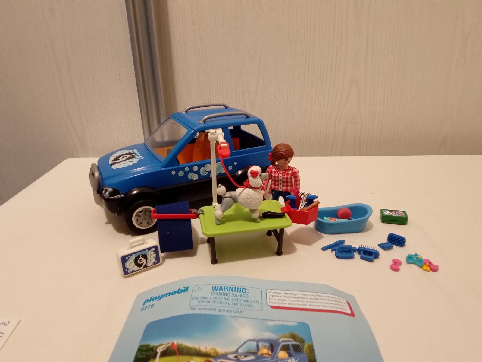 Playmobil 9278 hondentrimsalon auto compleet, Complete set, Voertuig, Ophalen of Verzenden, Zo goed als nieuw
