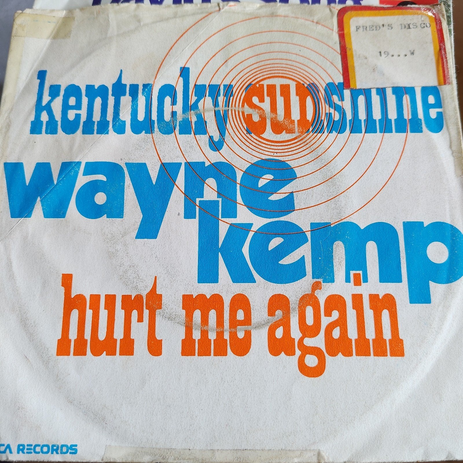 Wayne Kemp - Kentucky Sunshine / Hurt Me Again 7 inch vinyl, Gebruikt, 7 inch, Ophalen of Verzenden, EP