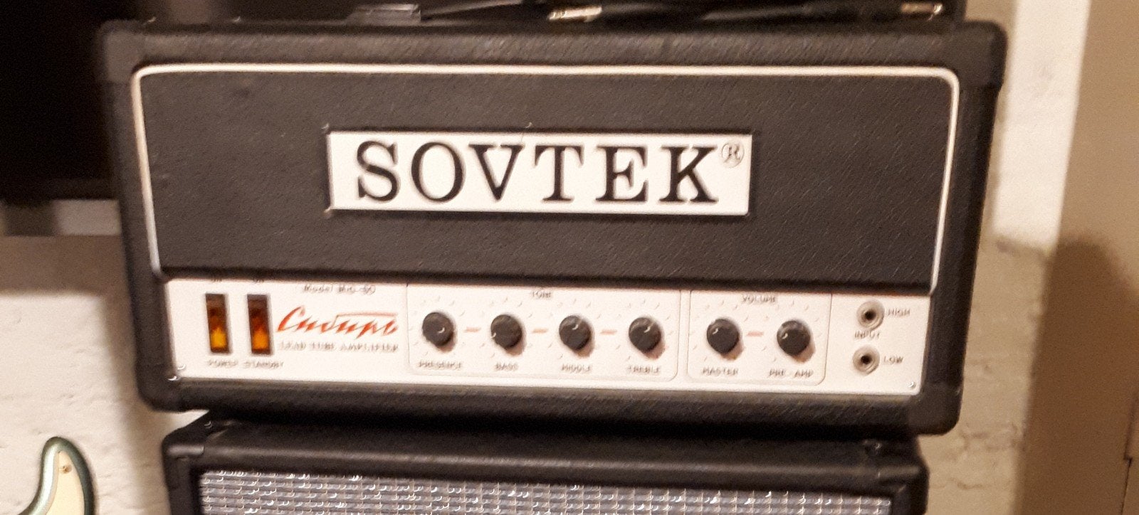 Sovtek Mig 60 Gitaarversterker Top - Vintage Tube Amp, Ophalen, Zo goed als nieuw, Gitaar, 50 tot 100 watt