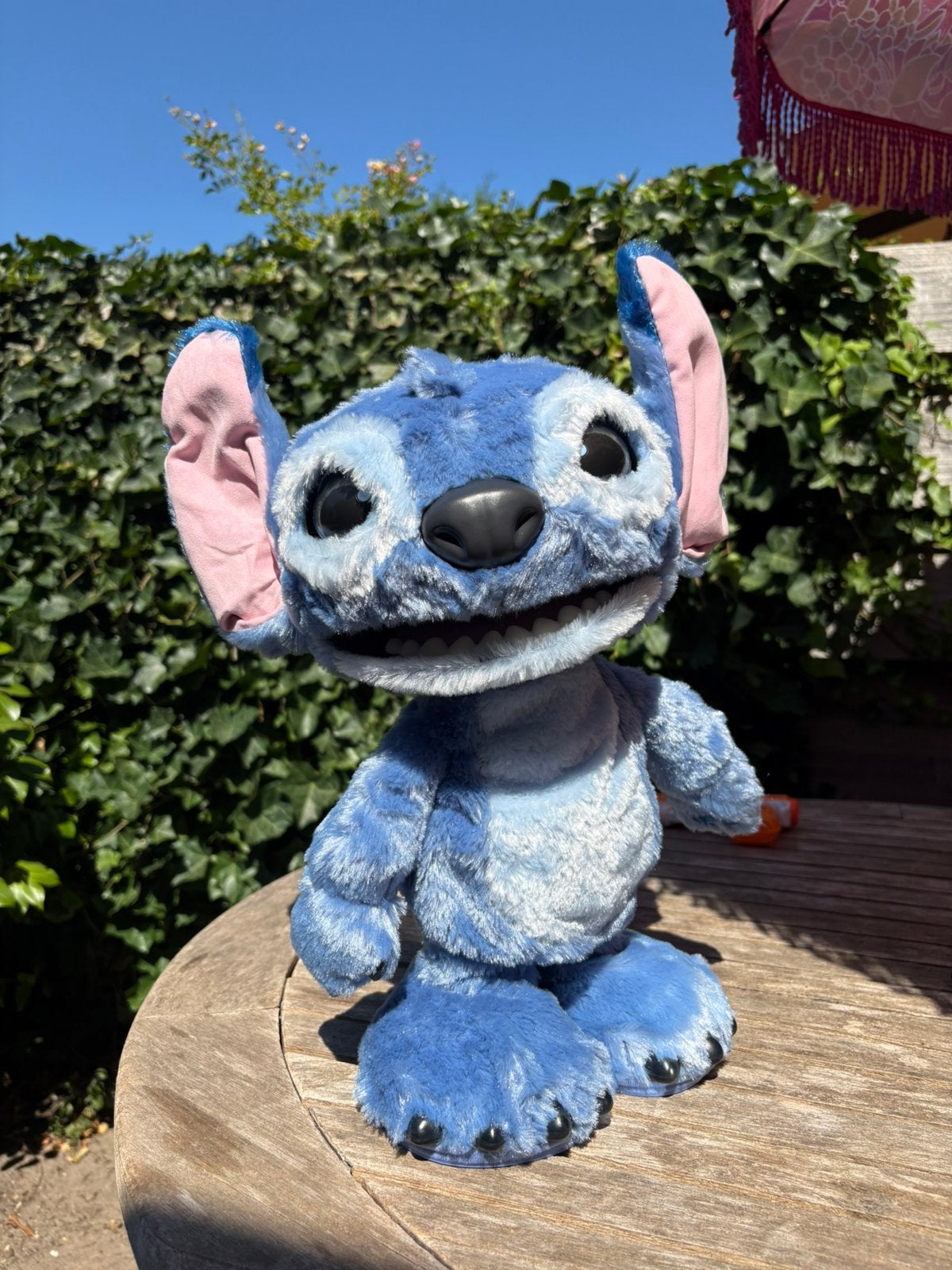 Stitch pop twv 89,99, Ophalen, Overige figuren, Zo goed als nieuw, Beeldje of Figuurtje
