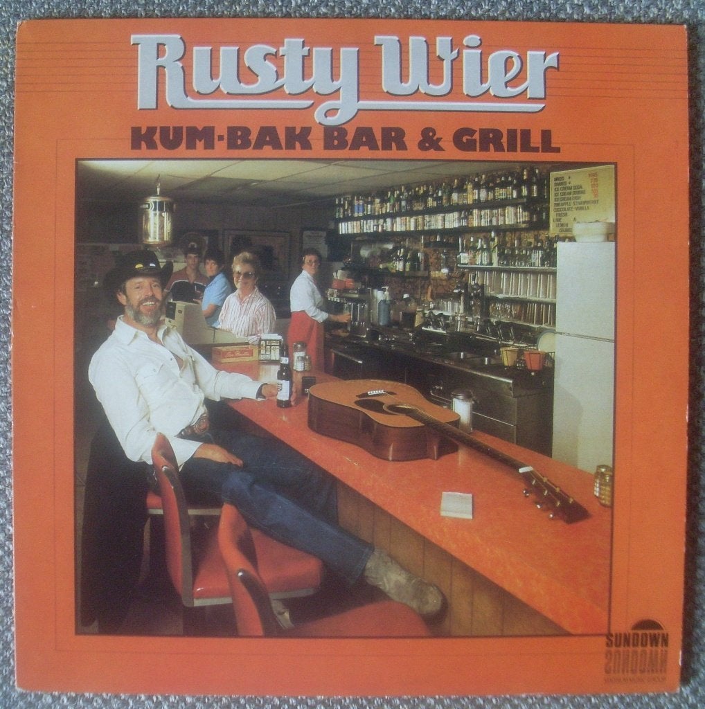 Rusty Wier - Kum-Bak Bar & Grill (LP), LP, Singer-songwriter, Ophalen of Verzenden, Zo goed als nieuw