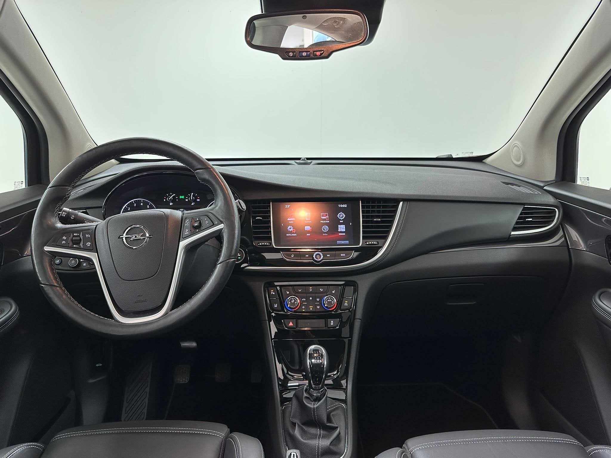Opel Mokka X 1.4 Turbo Black Edition | PANORAMADAK | NAVIGAT, Auto's, Opel, Stof, Gebruikt, Met garantie (alle), Zwart