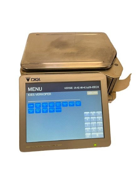 partij van 10 stuks DIGI sm5500b weegschaal met printer, Gebruikt, Winkelweegschaal, 1 tot 500 gram, Ophalen of Verzenden