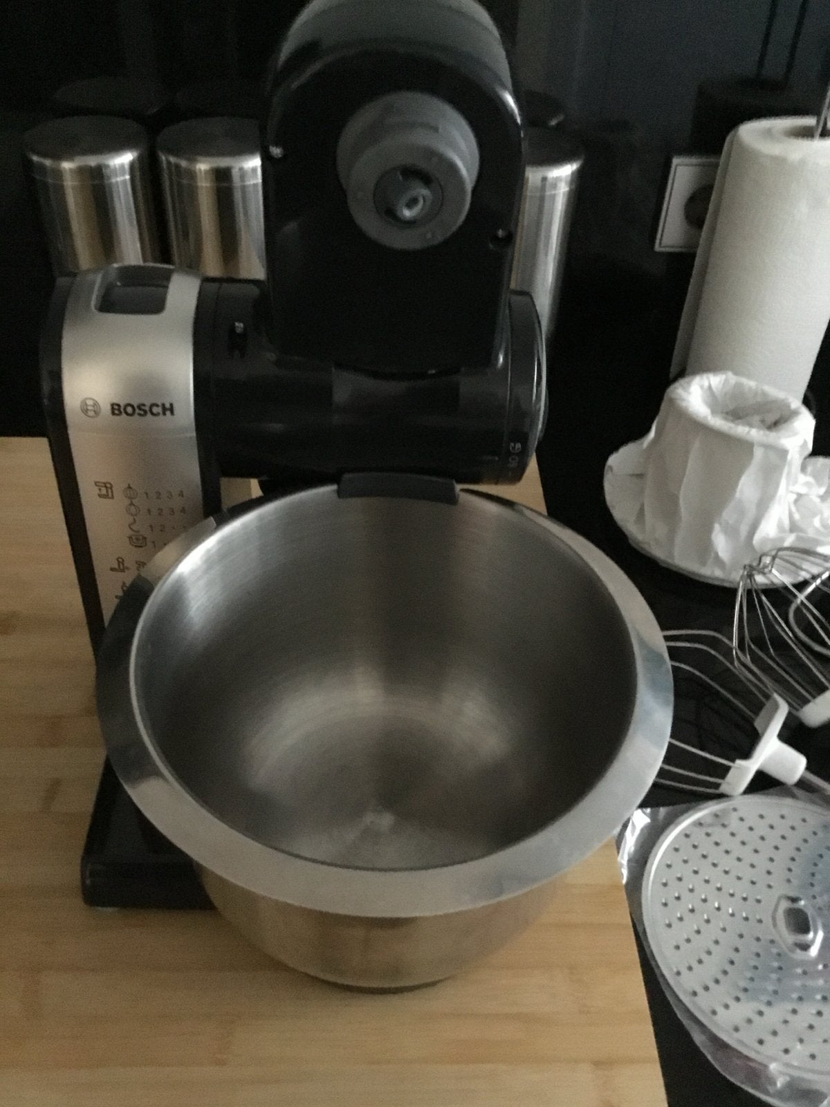 Bosch VEELZIJDIGE keukenmachine met veel accessoires NIEUW, Nieuw, Ophalen of Verzenden, Vaatwasserbestendig, 3 snelheden of meer