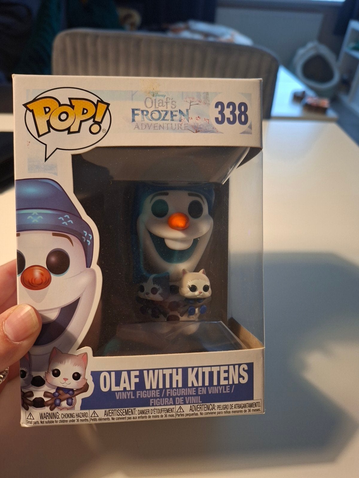 Funko Pop frozen Olaf with kittens #338, Ophalen of Verzenden, Zo goed als nieuw