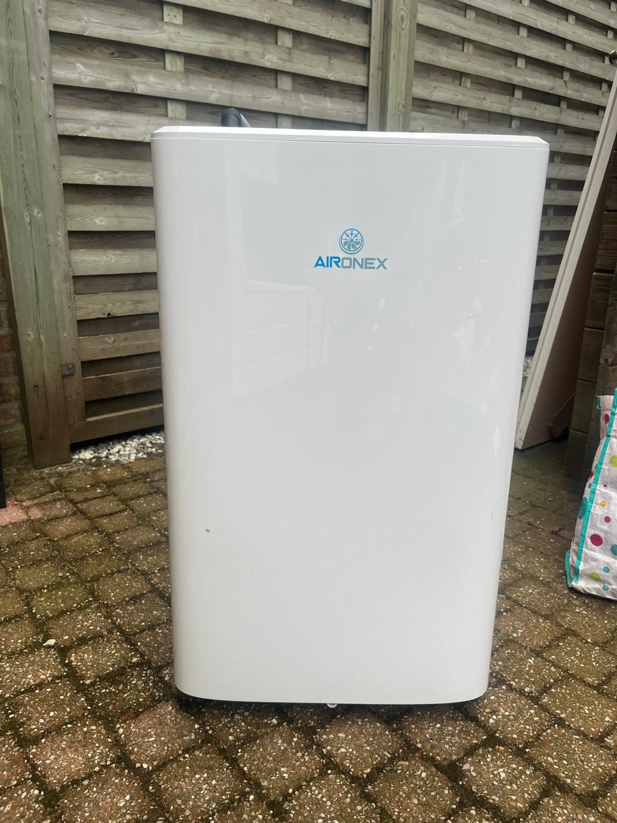 Aironex Mobiele Airco met Afvoerslang en Raamkit, Ophalen, Gebruikt, Minder dan 60 m³, 3 snelheden of meer