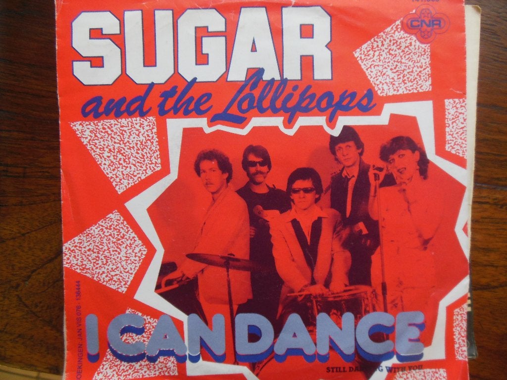 sugar and the lolipops i can dance 45rpm jukebox vinyl 7inch, 7 inch, Ophalen of Verzenden, Zo goed als nieuw, Pop