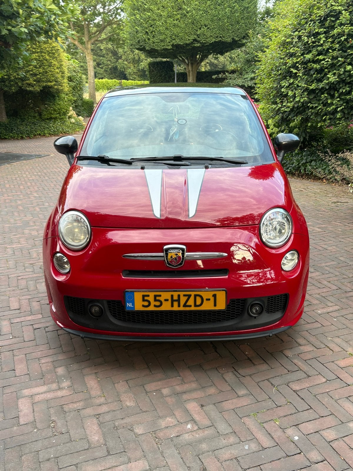 Fiat 500 1.2 AUT 51KW 2009 Rood auto automaat, Ophalen, Nieuw, Fiat