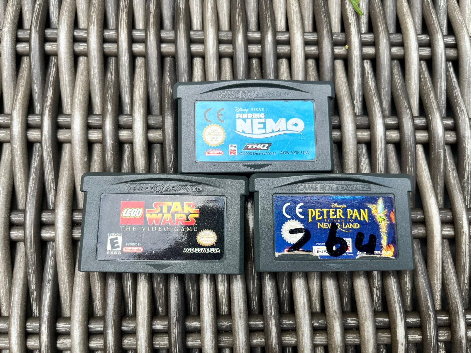 Game Boy Advance cartridges: Finding Nemo, Lego Star Wars, P, Avontuur en Actie, Gebruikt, 1 speler, Ophalen of Verzenden
