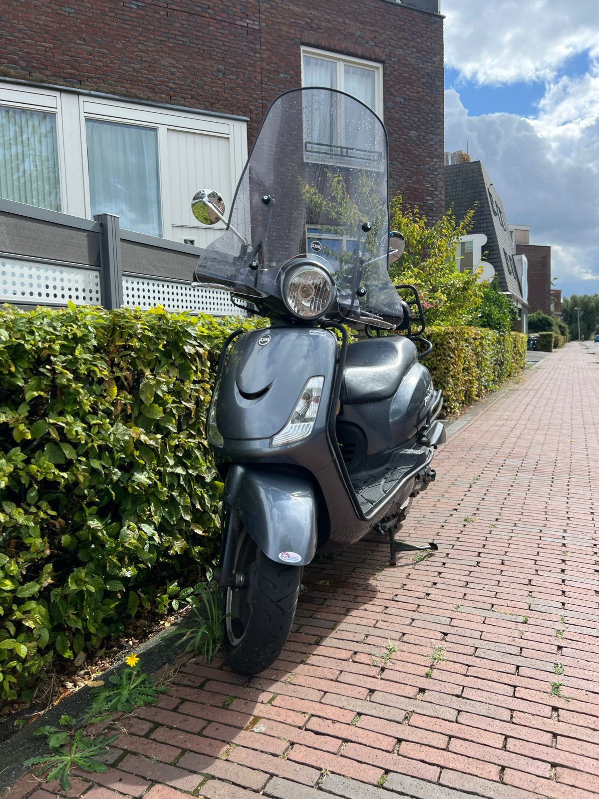 Sym Fiddle II Scooter - Grijs, inclusief windscherm, Ophalen, Gebruikt, Benzine, SYM