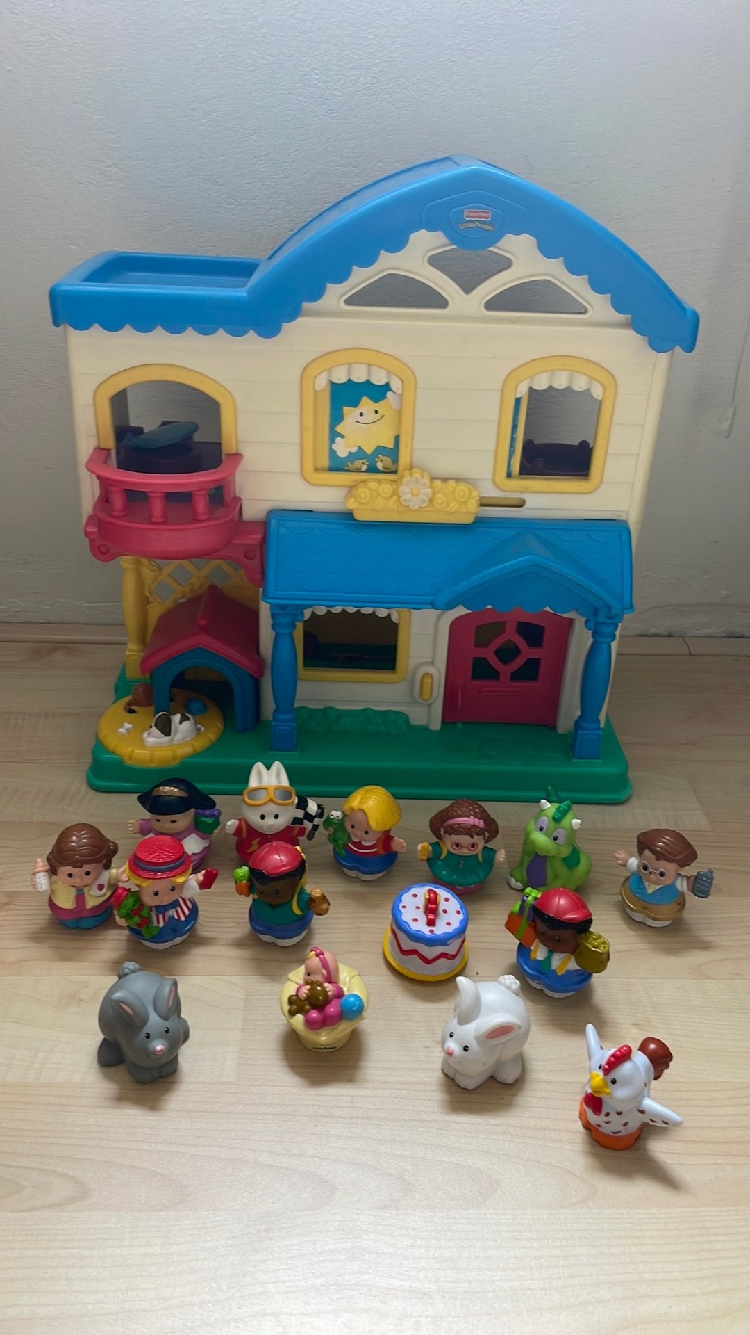 Fisher-Price Little People Speelhuis met figuren, Ophalen, Gebruikt, Speelset