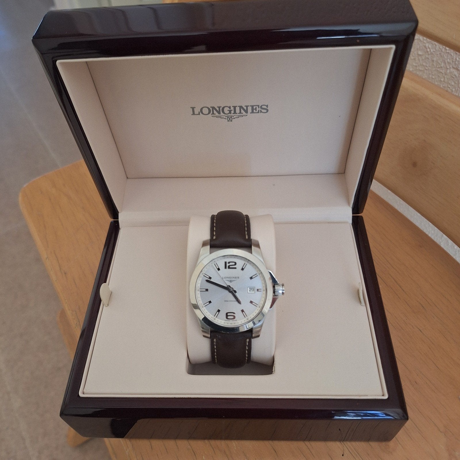 Longines Conquest Quartz L3.659.4 Herenhorloge, Ophalen of Verzenden