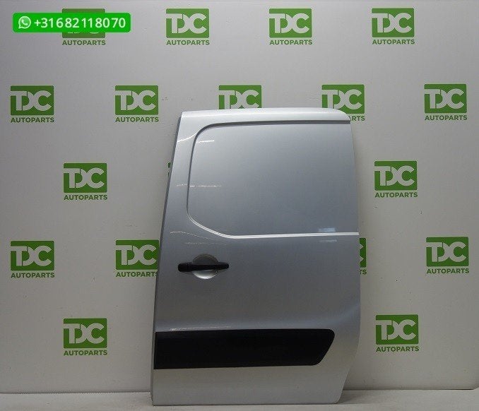 Citroen Berlingo (08-17) Schuifdeur links zilvergrijs dicht, Gebruikt, Citroën, Deur, Links