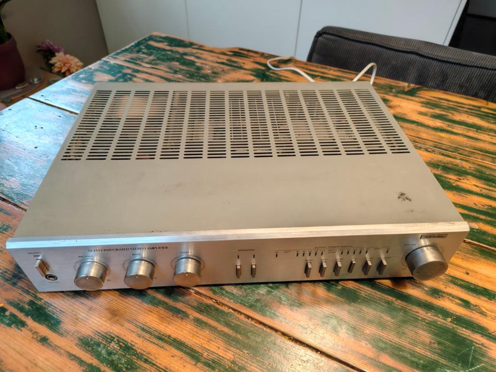 Aristona ST2432 Geïntegreerde Stereo Versterker, Audio, Tv en Foto, Versterkers en Receivers, Gebruikt, Minder dan 60 watt, Overige merken