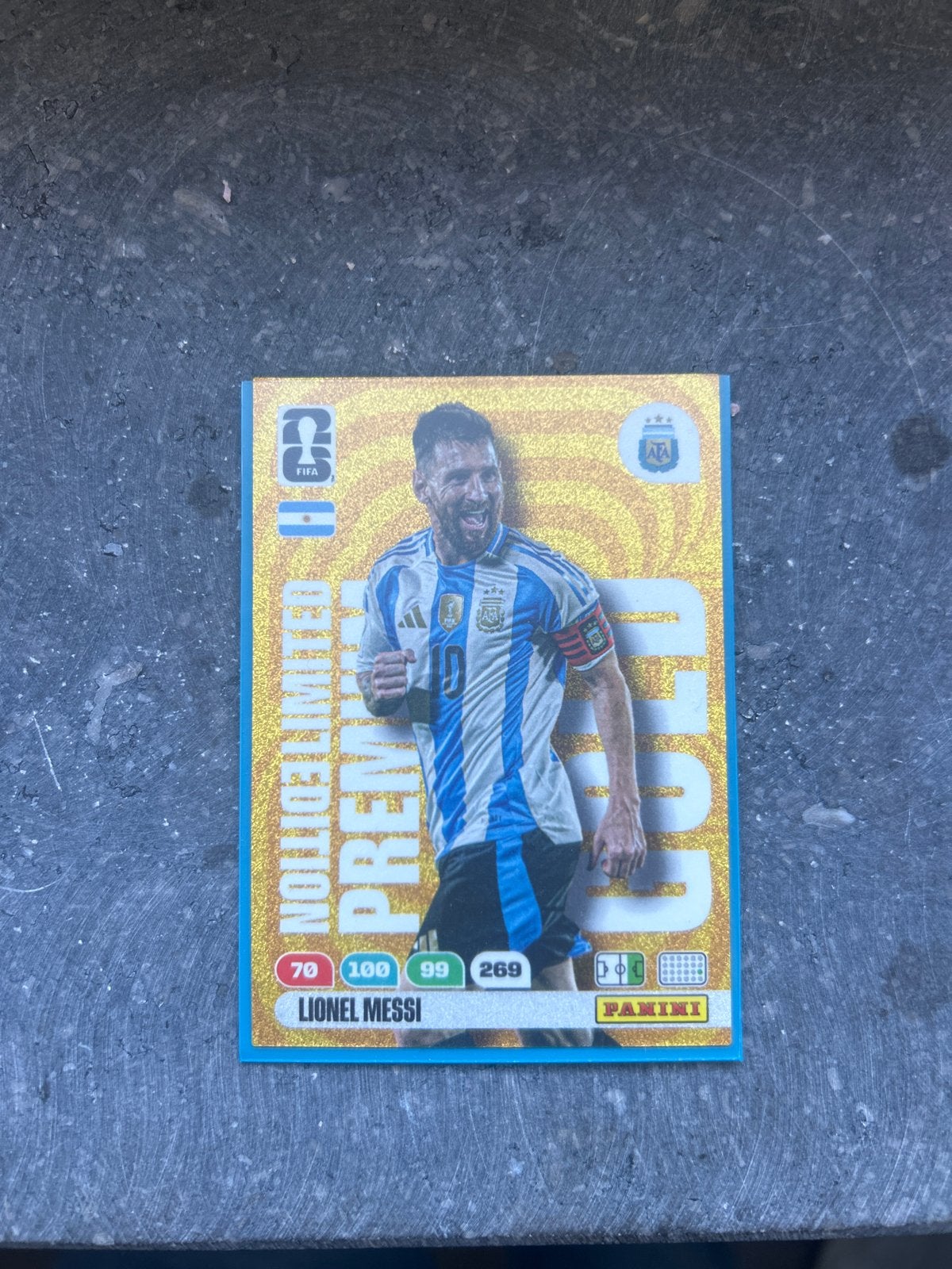 Lionel Messi FIFA World Cup 2026 Adrenalyn XL Kaart, Verzamelen, Ophalen, Zo goed als nieuw, Buitenlandse clubs, Spelerskaart