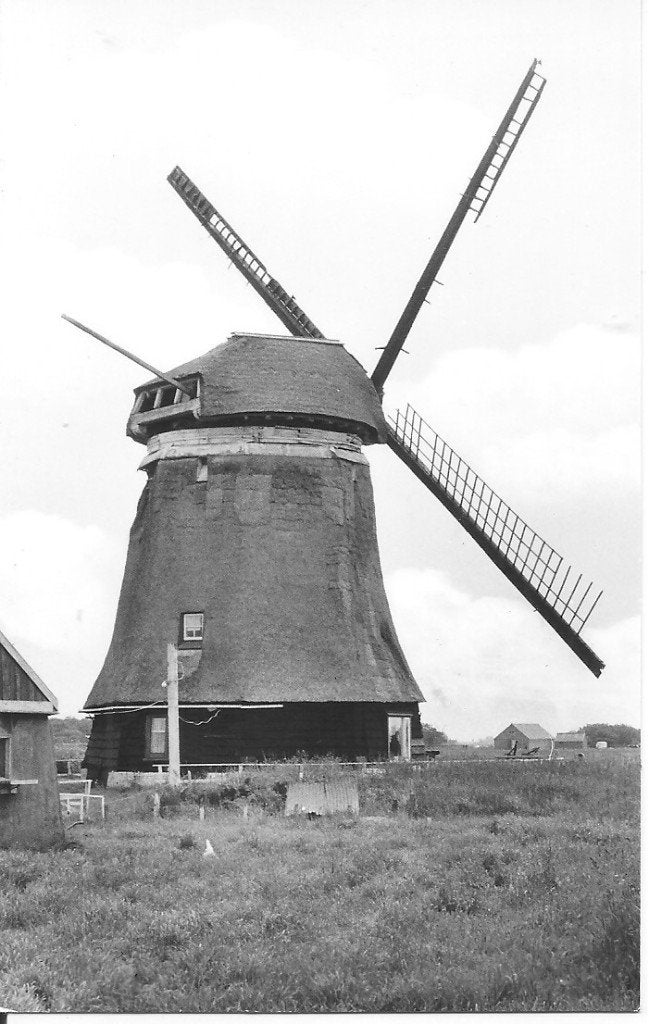 Ansichtkaart Molen Zijpe en Hazepolder afd. O.T., Ophalen of Verzenden, 1960 tot 1980, Ongelopen, Noord-Holland