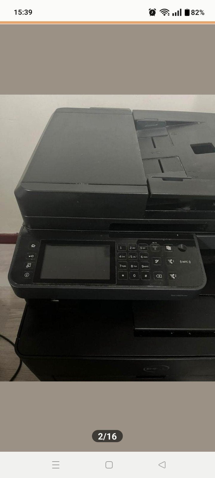 Dell H825cdw All-in-One Laserprinter - Kleur, Draadloos, Kleur printen, Gebruikt, All-in-one, Draadloos
