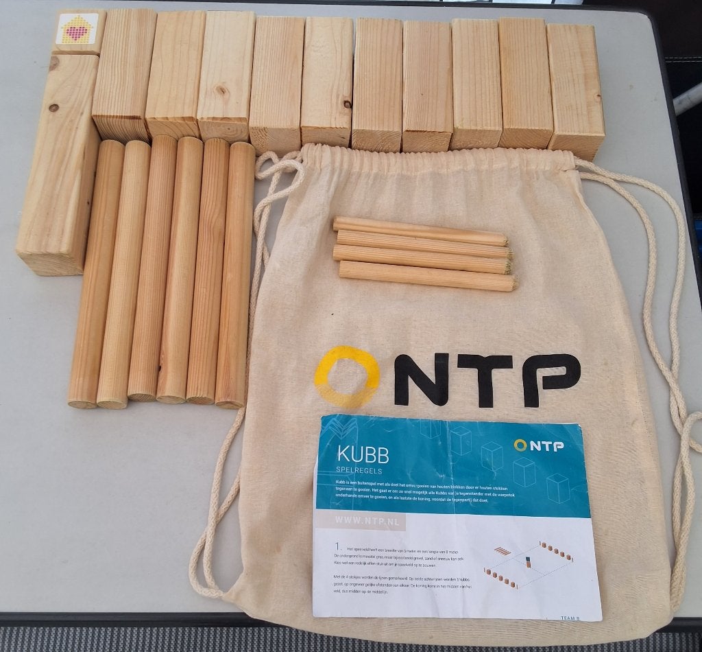 Kubb werpspel, Ophalen, Gebruikt