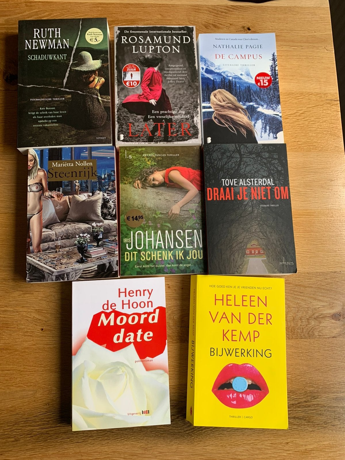 8 romans en thrillers samen voor € 4,00, Boeken, Ophalen of Verzenden, Zo goed als nieuw