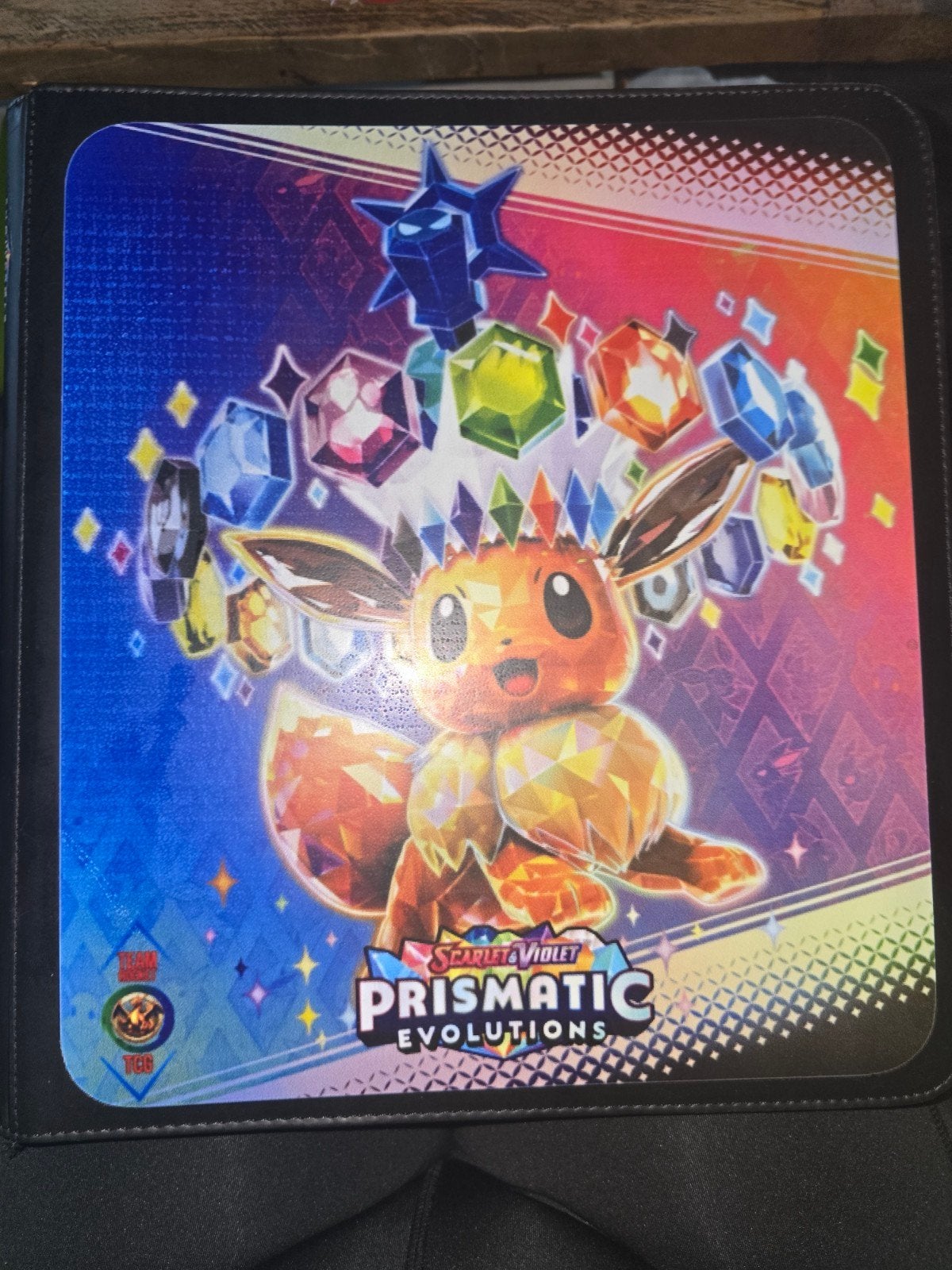 9 pocket zipped binder (prismatic evolutions), Ophalen of Verzenden, Zo goed als nieuw, Overige typen