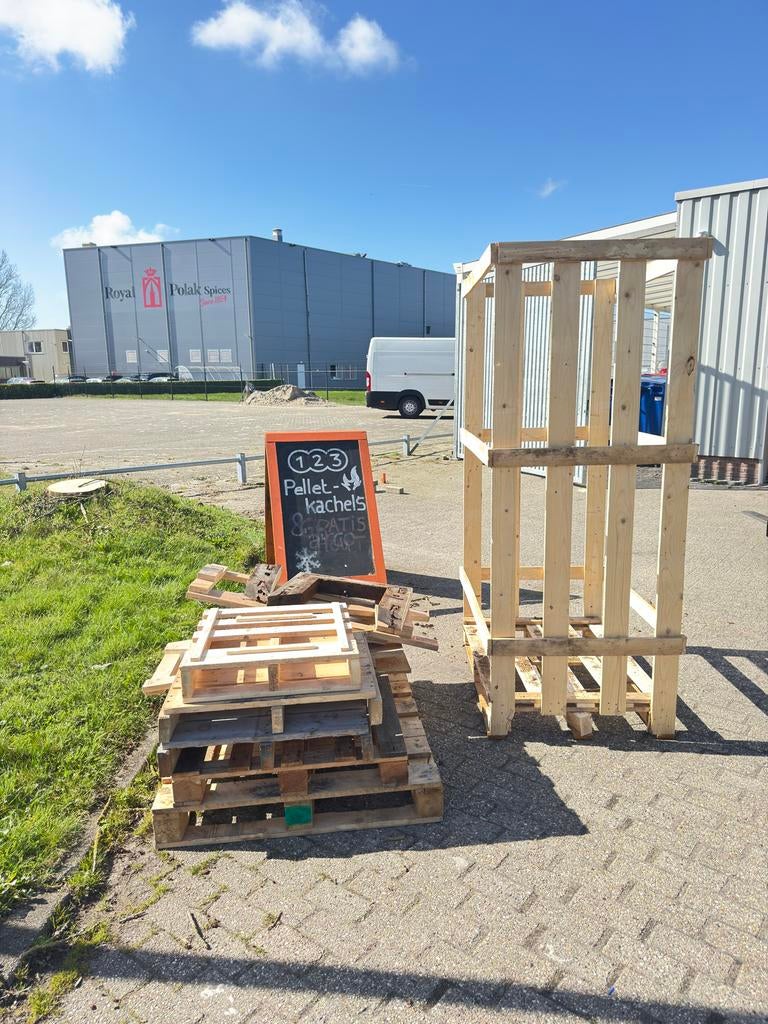 Doorlopend GRATIS pallet hout Steenwijk, Tuin en Terras, Haardhout, Minder dan 3 m³, Ophalen