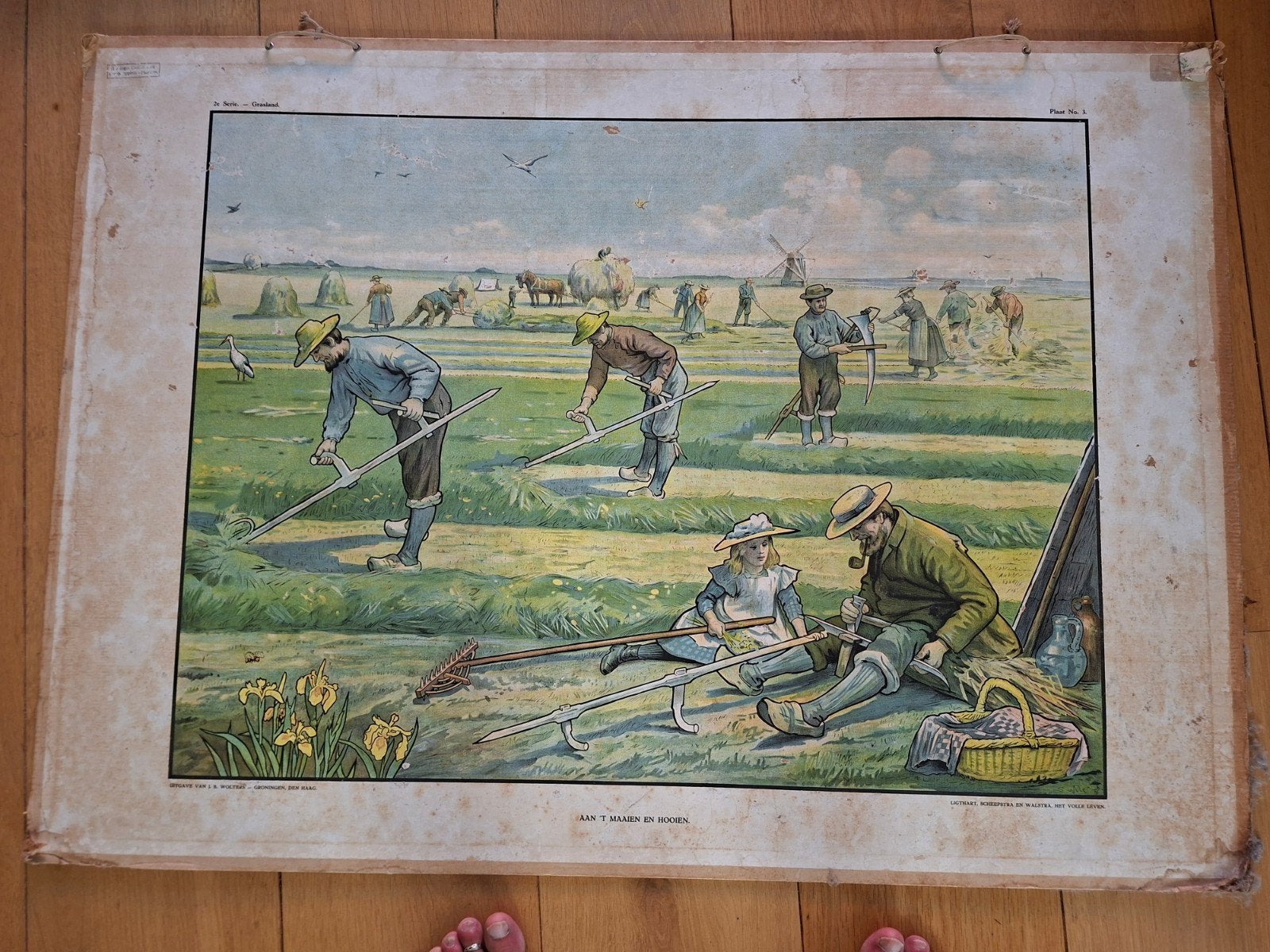 Oude schoolplaten, Ophalen, Geschiedenis