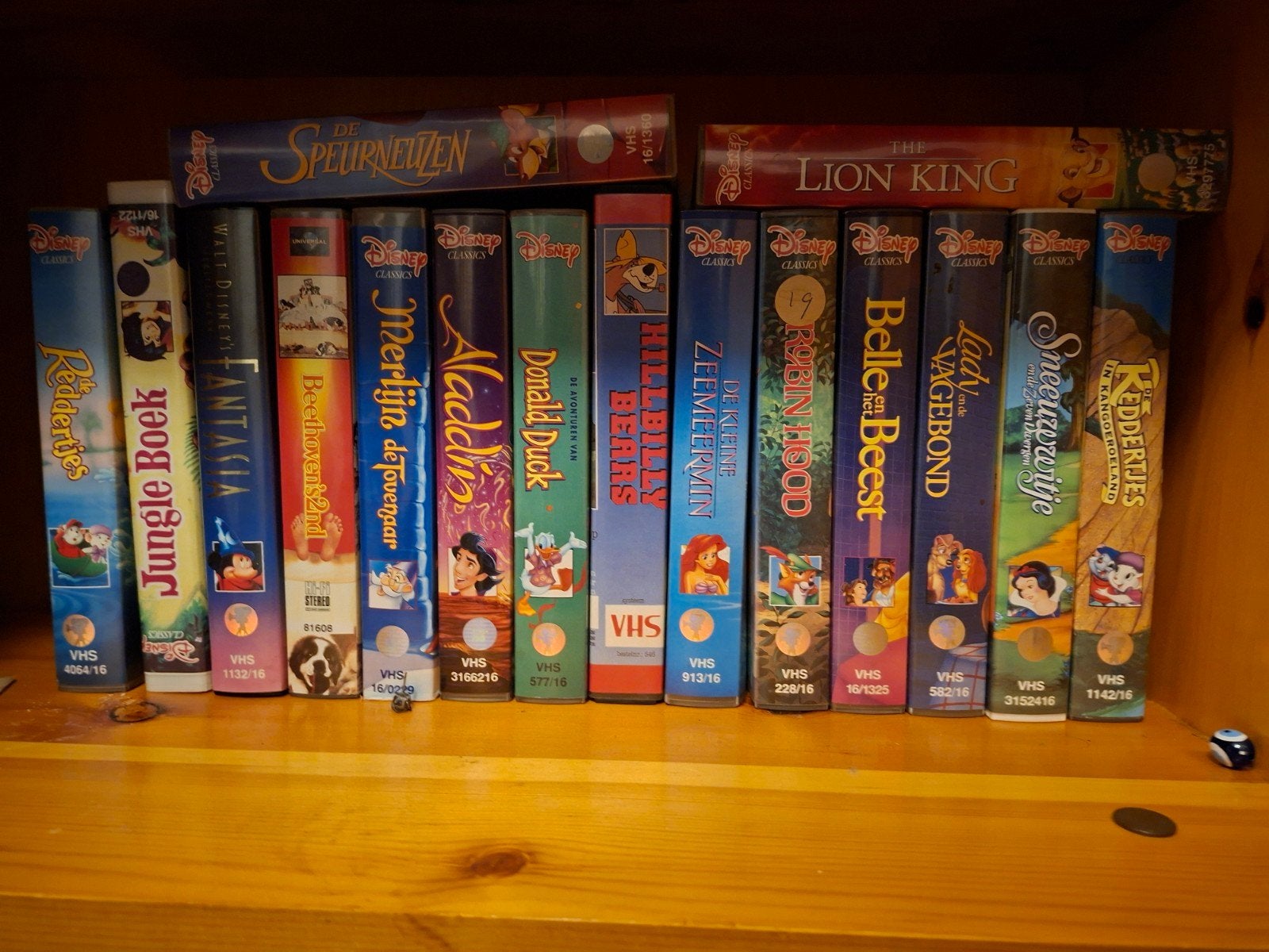 16 Disney videobanden., Alle leeftijden, Ophalen, Zo goed als nieuw